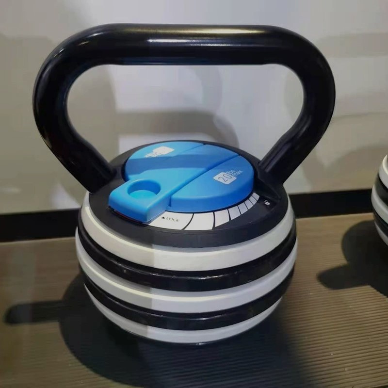 Dumbbell Set - 高品質18kg/40lb調整可能ケトルベルセット ジムフィットネスフリーウェイトダンベル 鉄と鋳鉄製