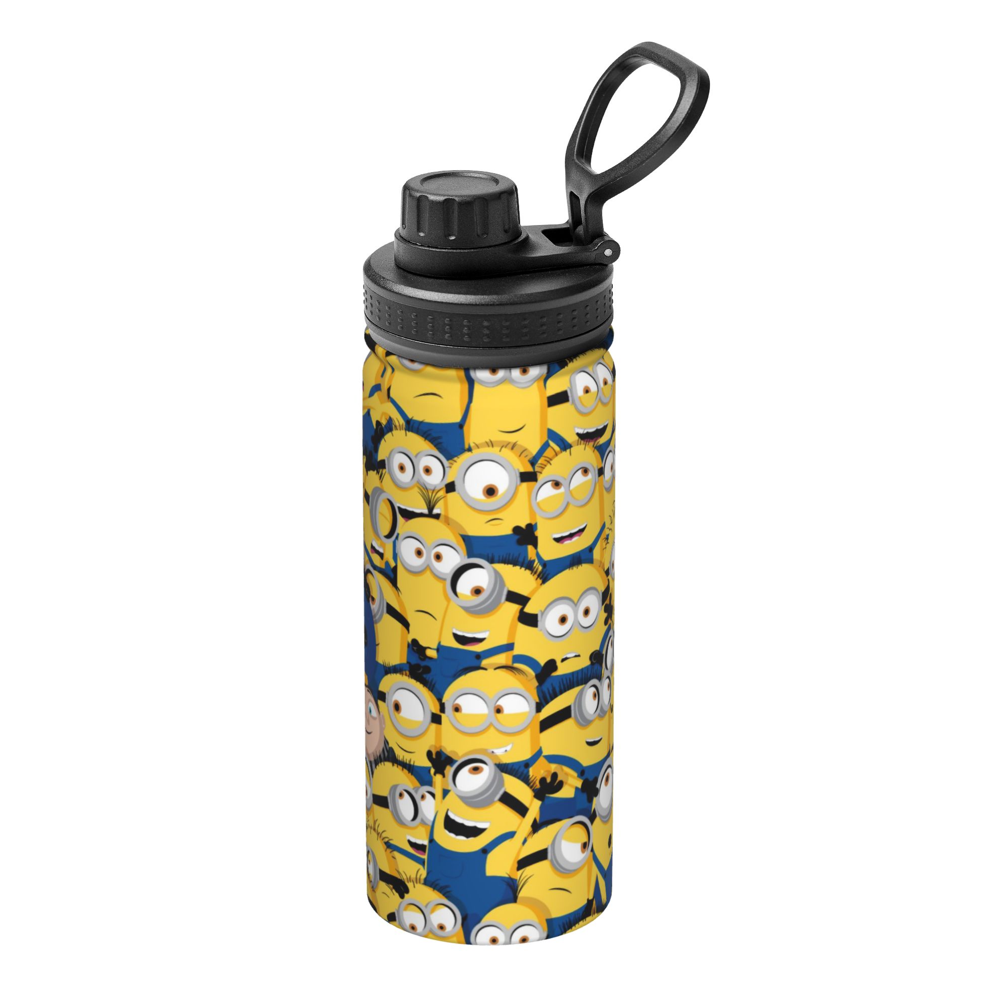 漫画M-Minions 18オンス スポーツ断熱ケトル バナ - Sports Water Bottle Insulated のレビューと価格