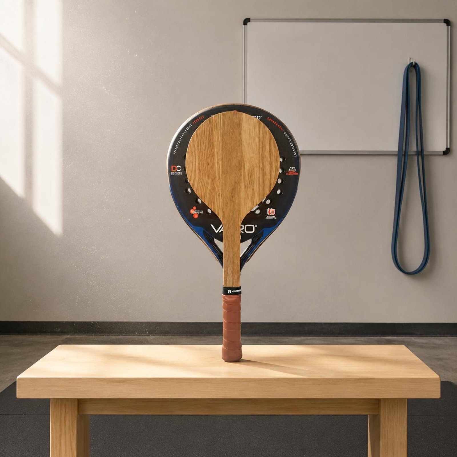 木製ビーチテニスラケット ビーチトレーニングラケット 快適な - Tennis Racket のレビューと価格
