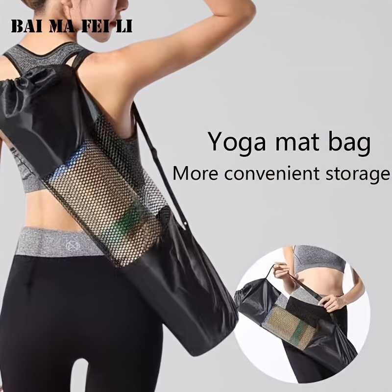 通気性のあるヨガマット収納メッシュバッグ - 耐久性のあるオ - Yoga Mat のレビューと価格