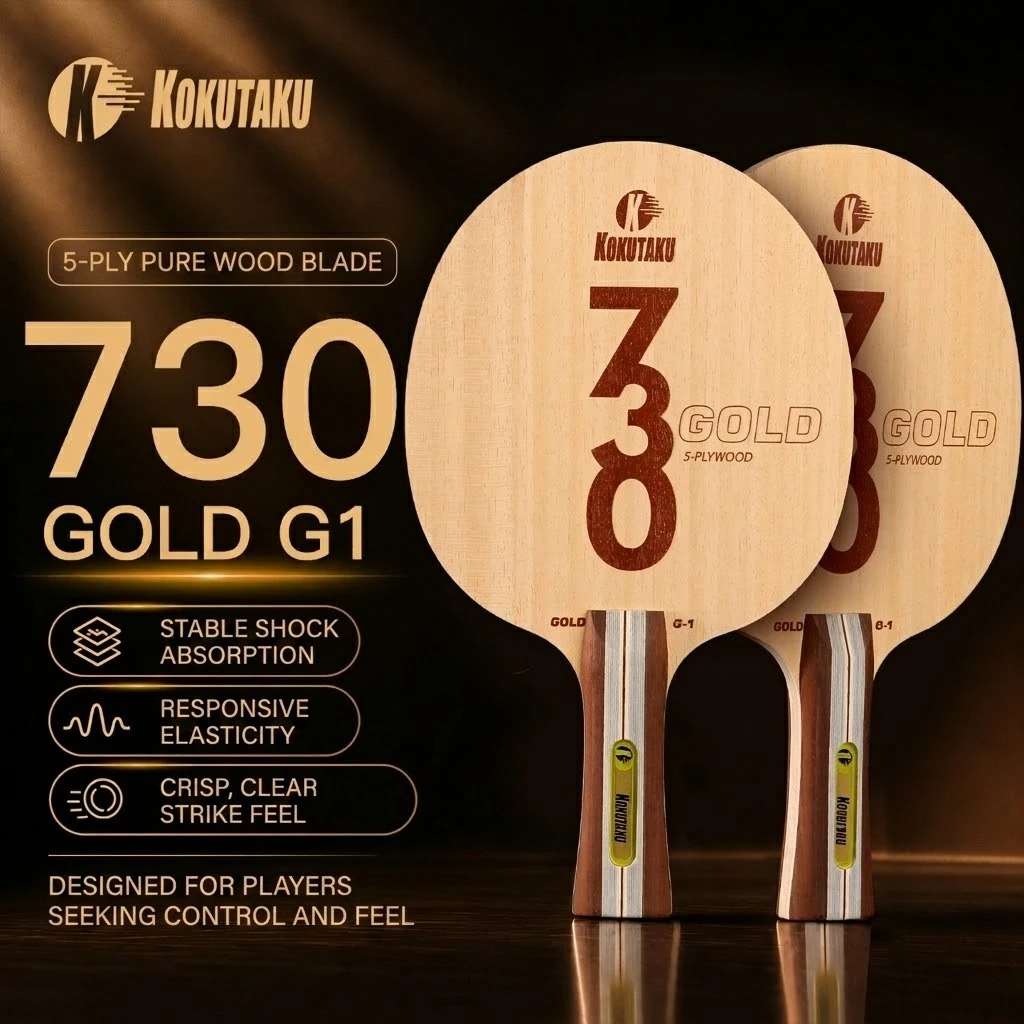 コクタク卓球ブレードFL 730 G1 5層木材/G2 5層 - Tennis Racket のレビューと価格