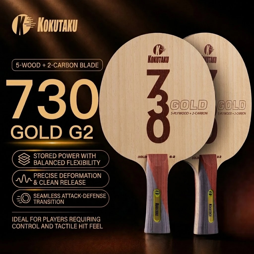 コクタク卓球ブレードFL 730 G1 5層木材/G2 5層 - Tennis Racket のレビューと価格