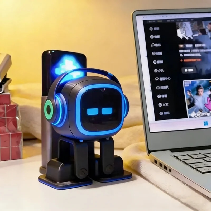 新しいEMO AIロボットインタラクティブデスクトップコンパ - Skateboard のレビューと価格