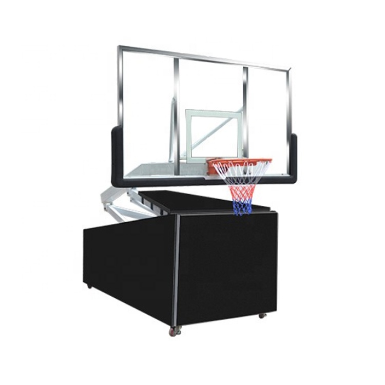 プロ仕様屋外体育館設備 ポータブルフープシステム 折りたたみ - Basketball Hoop のレビューと価格
