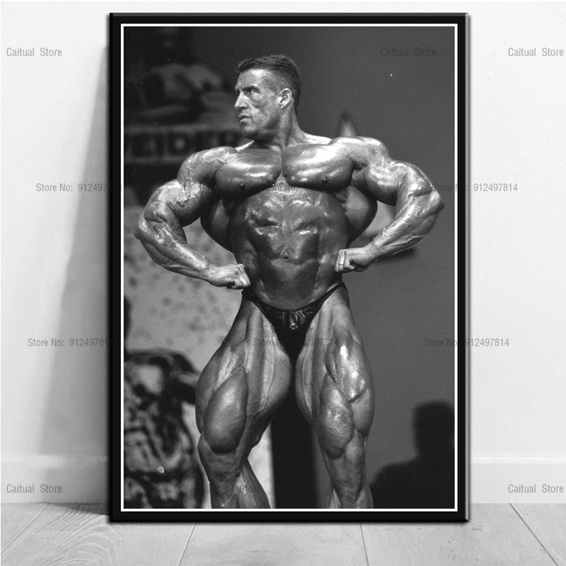 素晴らしい仕事場の男の筋肉ジムボディービルダープリントアート - Sports Equipment Poster のレビューと価格