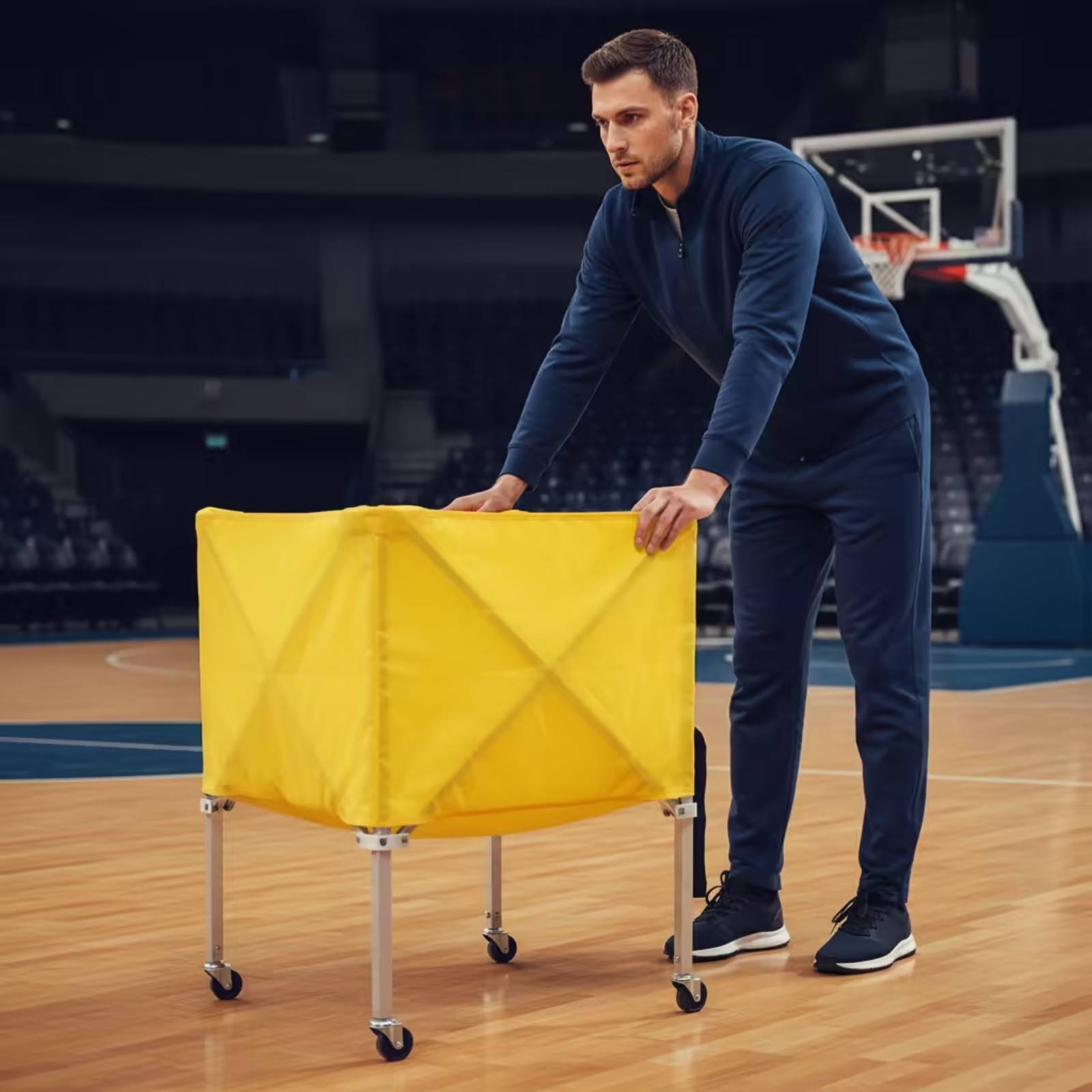 折りたたみ式ボールカート 軽量折りたたみ式ボールカート スポ - Gym Ball のレビューと価格