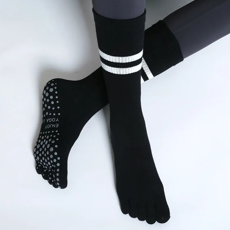 ハーフチューブヨガソックス,通気性,滑り止め,5本の指,スポ - Yoga Mat のレビューと価格