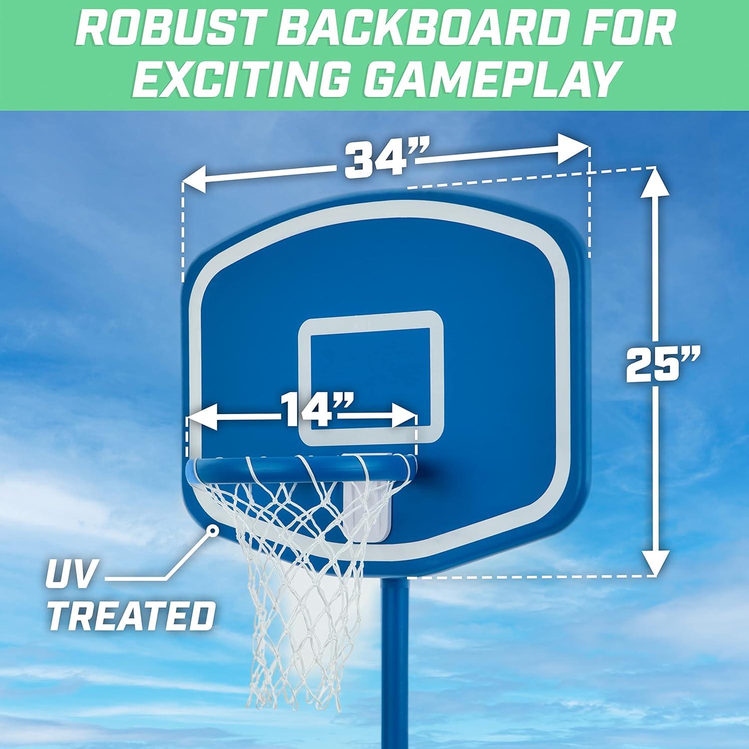地上プール用バスケットボールゲームセット（プールバスケットボ - Basketball Hoop のレビューと価格