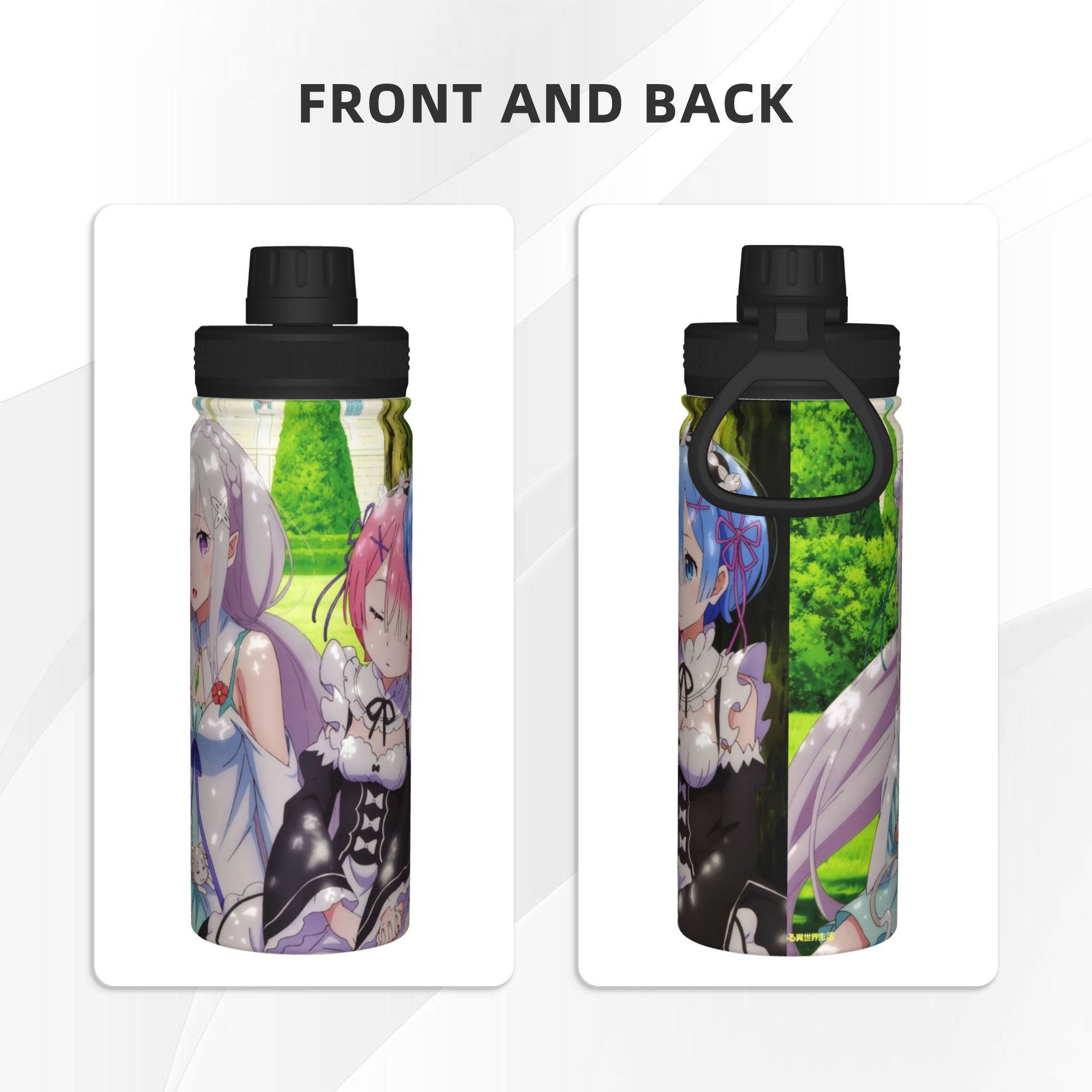 アニメ「Re:ゼロから始める異世界生活」18オンス スポーツ - Sports Water Bottle Insulated のレビューと価格